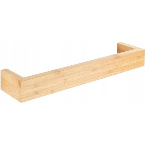 Aloss BAMBUSA toallero de bambú marrón claro 40 cm