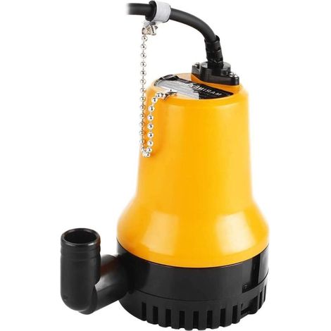 12V DC 60W 3600 L/h Submersible Pump for Pond Boats with 1.3 m Cable (1/5)