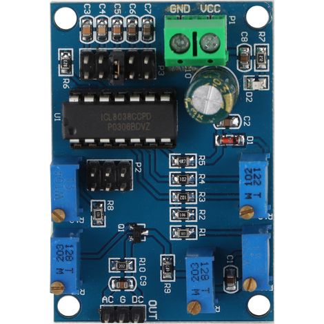Générateur de signaux ICL8038 module basse/moyenne fréquence sinusoïdale/triangulaire/rectangulaire (1/5)