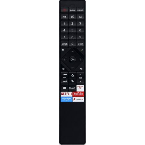 Télécommande TV compatible avec téléviseurs LCD Hisense ERF6B62H, sans configuration et sans commande vocale (1/5)
