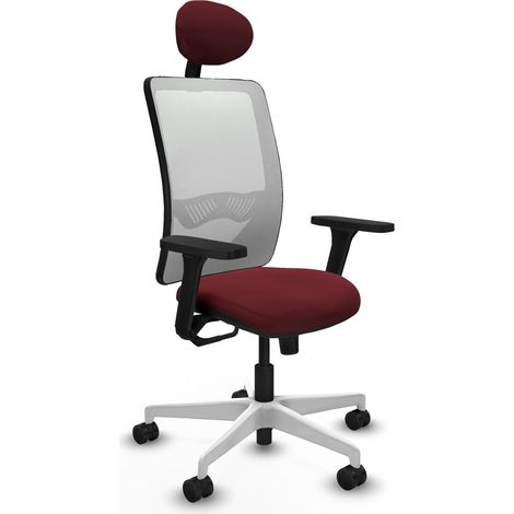 Silla de oficina piqueras y crespo Zulema blanco espuma alta calidad (1/2)