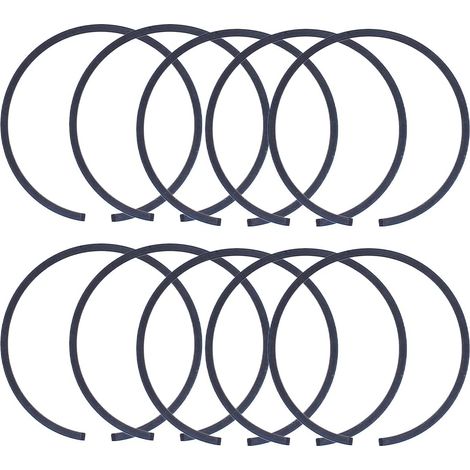 10pcs Piston Segments for Husqvarna 61 365 261 262 365XP 162 165 Chainsaw / 1.5mm x 48mm (1/5)