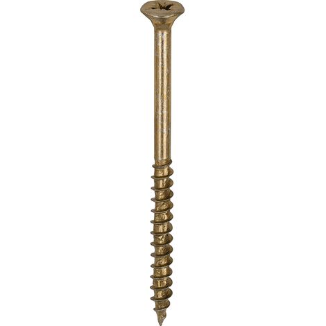 TIMCO Velocity Premium Multi-Use Countersunk Gold Woodscrews - 5.0 x 75