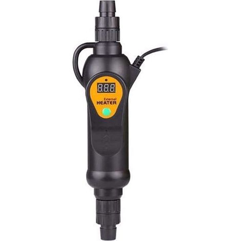 Thermostat de chauffage externe, température réglable pour filtre de cartouche d’aquarium en ligne (500W) (1/4)