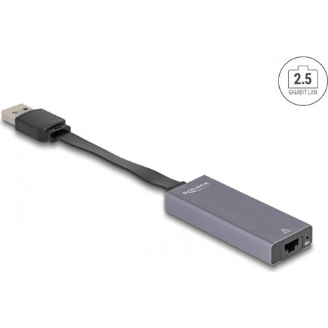 Delock Adaptador USB Tipo-A a LAN Gigabit de 2,5 pulgadas