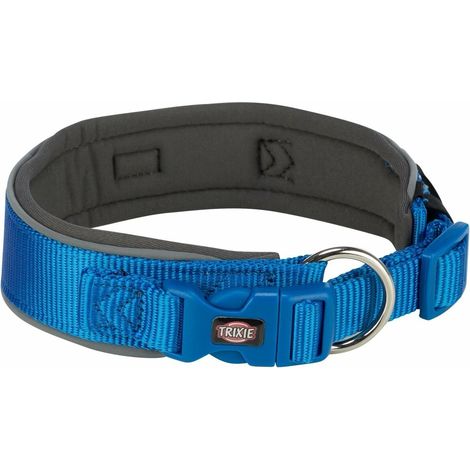 Collare per Cani Trixie Premium Grafite Blu cobalto L/XL 53-62 cm