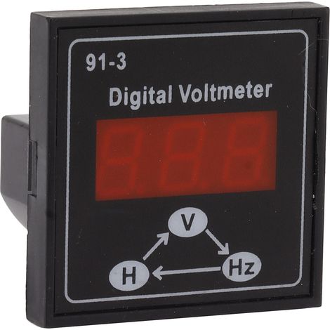 Voltmètre numérique 91 3 pour groupe électrogène essence diesel, accessoire, 220V 380V, monophasé triphasé, mesureur de tension (1/5)