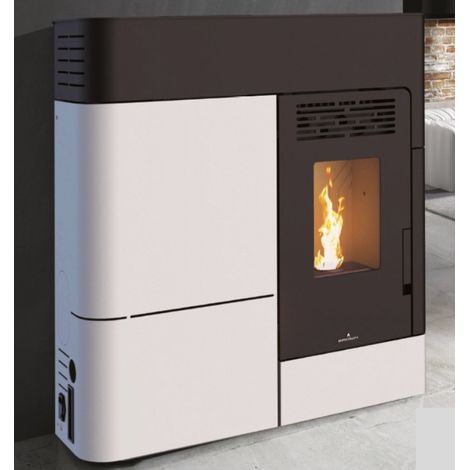 Poêle à pellets Clara 11kW noir et blanc - Sans (1/5)