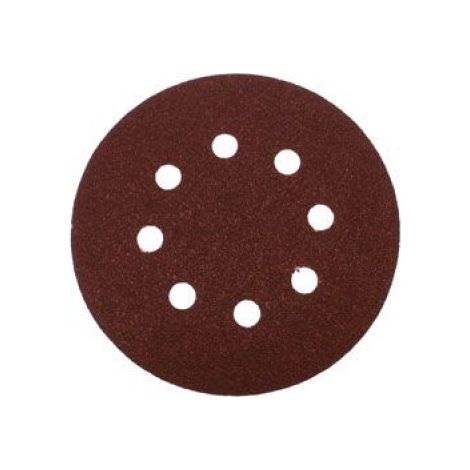 PG - DISCHI ABRASIVI VELCRO FORATI 10 PEZZI D.115 mm GRANA FINE GR.240