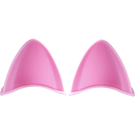 Accessoire décoratif oreilles de chat pour casque de moto - Rose (lot de 2) (1/5)
