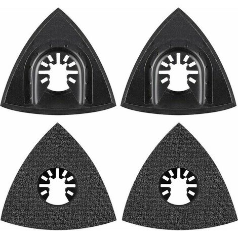 Platorello abrasivo e platorello di supporto - Accessori per platorello abrasivo multiutensile Delta, lama multiutensile, accessori per utensili oscillanti per utensili elettrici Worx Mikita Dewalt, W