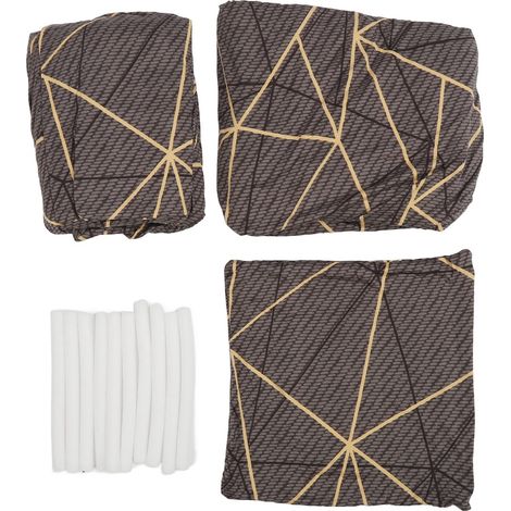 Housse de Canapé Extensible Lot de 2 pour Canapé 3 Places 190-230cm Protection Totale Anti-taches et Poils d'Animaux Lavable en Machine (1/5)