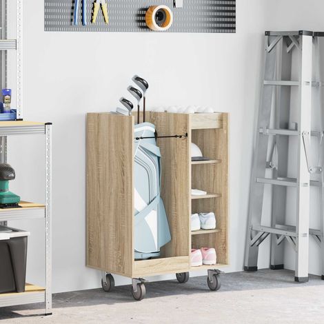 Golf Schrank Mit Rad Uni Sonoma-Eiche 65 x 45 x 98 cm