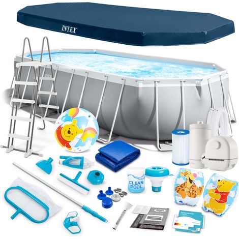 Piscine rectangulaire 503 x 274 x 122 cm 21 en 1 Intex 26796 (1/5)