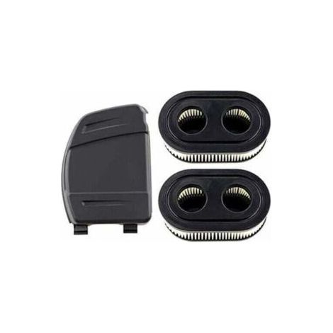 Set of 2 air filters with cover for Briggs & Stratton 550E, 575EX, 575IS, 625EXI, 650EXI, 675EXI, 675IS engines. Replaces parts 594106, 798339, 798452 and 593260. (1/4)