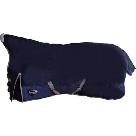 145 cm, Bleu marine: Couverture pour paddock modèle Armadale 300g de rembourrage