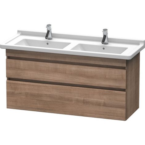 Mobiletto Duravit DuraStyle a parete 6490, 2 cassetti, 1200mm, per Starck 3, Colore (anteriore/corpo): Ciliegio del Ticino - DS649007373