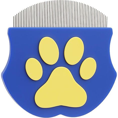 Lime À Larmes - Peigne En Acier Inoxydable Pour Chiens - 60 Dents Arrondies - Pour Zones Sensibles - Compact Et Portable - 1 Pièce (1/5)