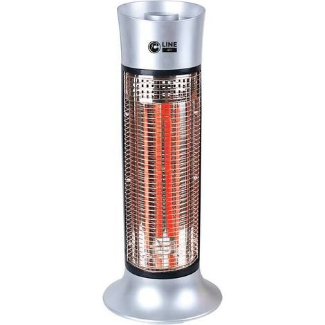 C STUFA A TORRE C/LAMPADE CARBONIO OSCILLAN 450/900W