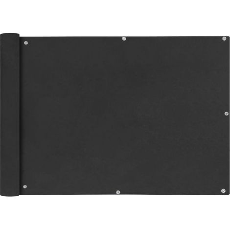 Écran de balcon,Brise-vue UV Protection en tissu Oxford 75x400 cm Anthracite -20579 (1/4)