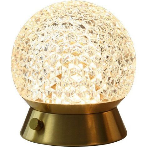 Lampe de table sans fil à piles rechargeables, LED à intensité variable, décoration intérieure – DELKEVIC