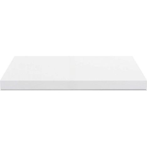 Top cucina colore bianco bordo poliuretano 120x60x4H