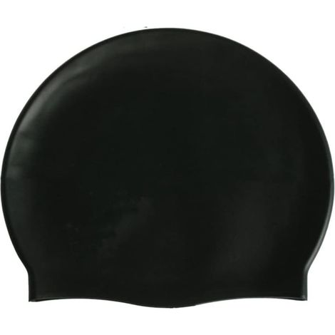 1 Bonnet de bain, Silicone, Bord renforcé, Doux et résistant, Unisexe, Natation sportive (1/5)