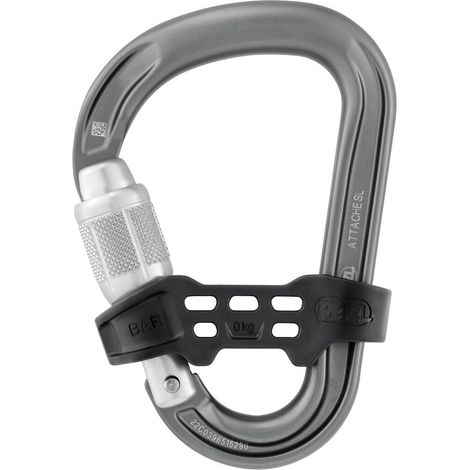 PETZL ATTACHE BAR CARABINER POUR ADULTES, AVEC FORMAT PRATIQUE, SOLUTION POLYVALENTE M038CA00
