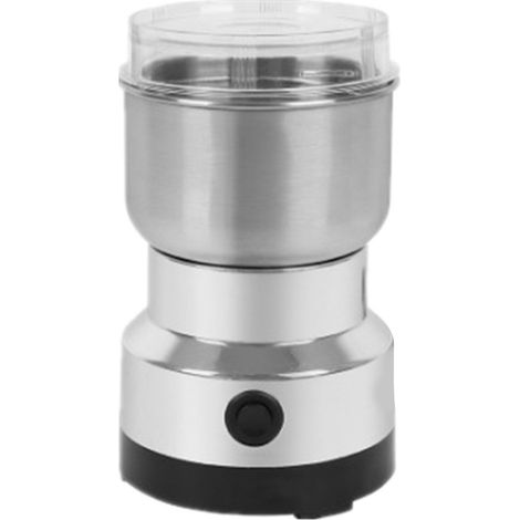 Moulin électrique à café 4 lames, couvercle transparent, sécurisé, multifonction pour herbes et grains, prise américaine 110V (1/5)