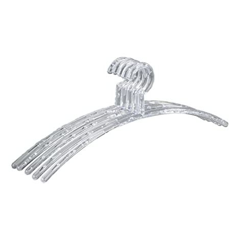 WENKO Gruccia Tipo Bubble, Set di 5 Pezzi, Polistirolo, 46 x 17.5 x 1.2 cm, Trasparente (1/3)