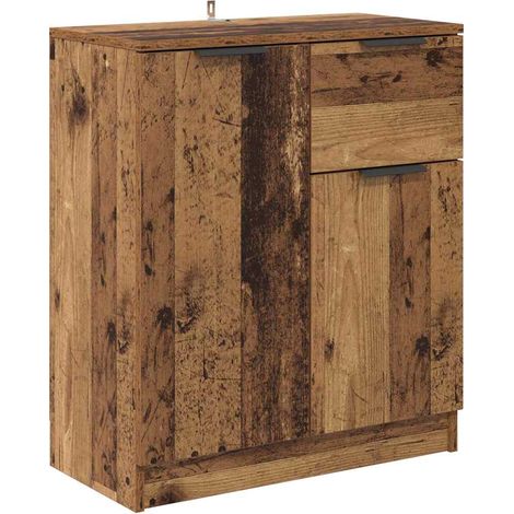 Buffet,Bahut,Meuble de Rangement Bois ancien 60 x 30 x 70 cm Bois d'ingénierie CFW86845 (1/5)