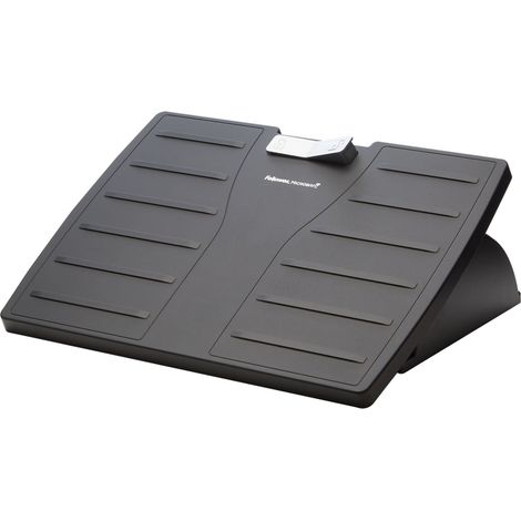 Fellowes Poggiapiedi con Microban Office Suites, Regolabile in Altezza, Poggia Piedi Ergonomico per Casa e Ufficio, Con Piattaforma Basculante, Accreditato FIRA, Colore Nero (1/5)