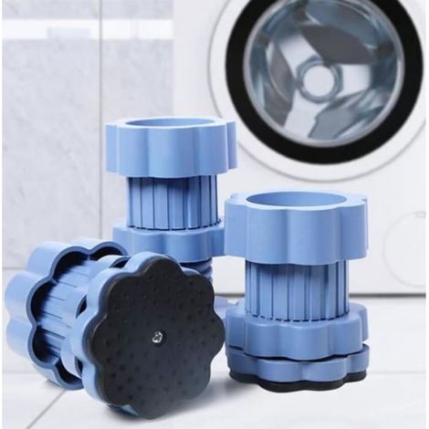 Coussin Rehausseur - Pour Machine À Laver - Antidérapant Absorbant Les Chocs - Universel Jusqu'à 3 8 Cm - 8 Pièces (1/4)