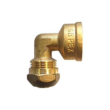 Boutte 3153340 PR1616 Union laiton egale pour tube polyethylene reticule 16 (1/2)