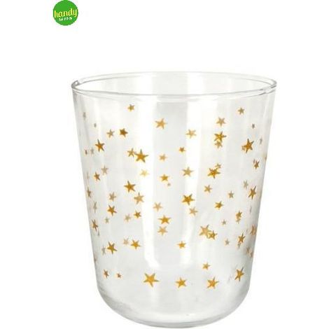 Set 3 Bicchieri da Tavola Natale Gold Sky Velo 310 cc Cerve