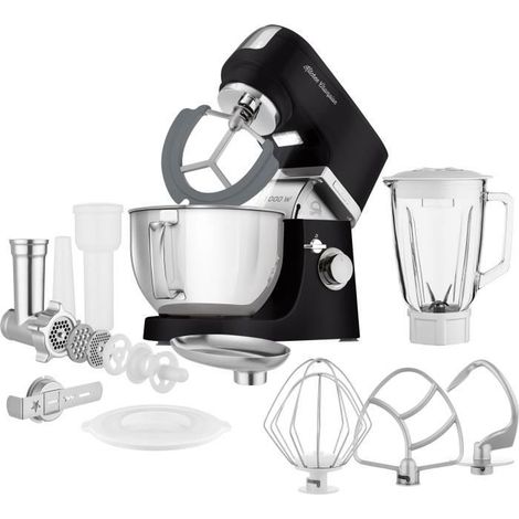 Robot multifonctions - SENCOR - STM 6359BK Kitchen Champion - Pâtissier - 1000W - Bol 4,5L inox - Blender - Hachoir - 3 accessoires