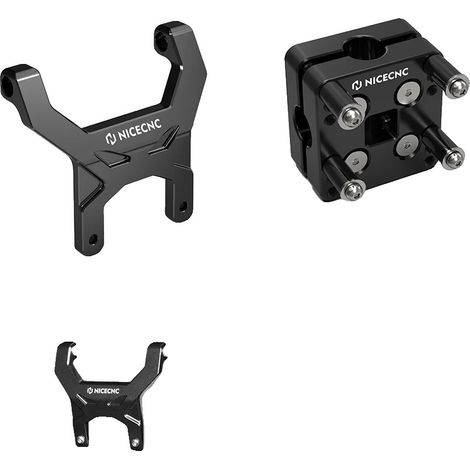 Supporto GPS, design antivibrazione, morsetto regolabile per barra, set (1/2)