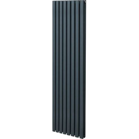 Oval Column Radiator – 1800mm x 480mm – Anthracite Grey