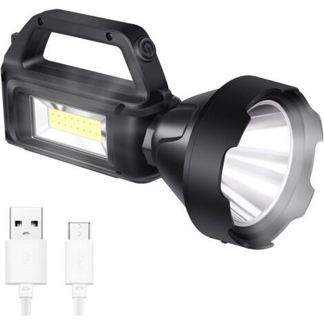 Side flashlight, solar charging, IPX4 waterproof, suitable for outdoor camping light (1/5)