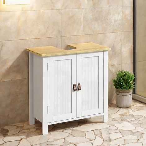 Meuble de salle de bain 3 niveaux 60 x 30 x 60 cm (1/5)