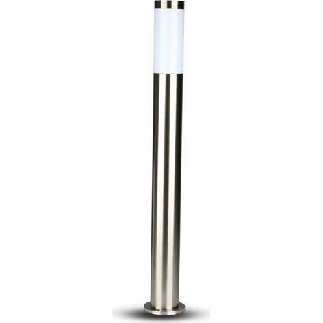 Lámpara de pie LED para jardín V-TAC, portalámparas E27 (máx. 60 W), acero, altura: 80 cm, IP44