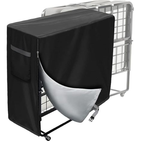 Housse de rangement pour lit – Sacs pour matelas en tissu Oxford pour déménagement (noir, 210D, 803195CM), housses de protection pour meubles, chaises pliantes, canapé, chaise de plage imperméable (1/5)