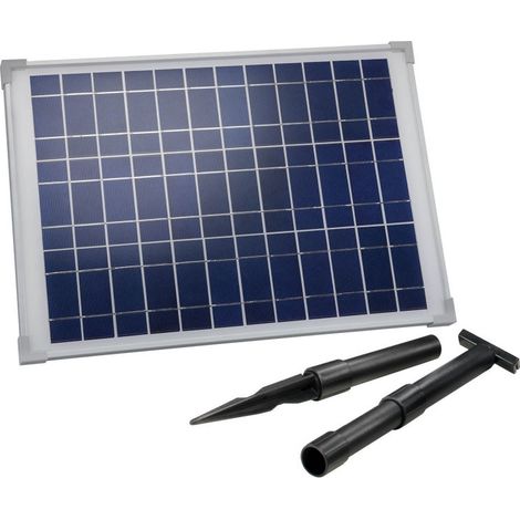 Panneau solaire 20Wc / 18V pour pompe 12-24V DC (1/2)