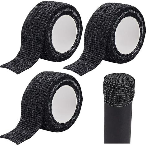 4pcs Chair Leg Protectors Non-Slip Tape Floor Furniture Protectors Self Adhesive Glue-Free Strips Prevent Chairs Tables from Sliding No Noise Black (1/5)