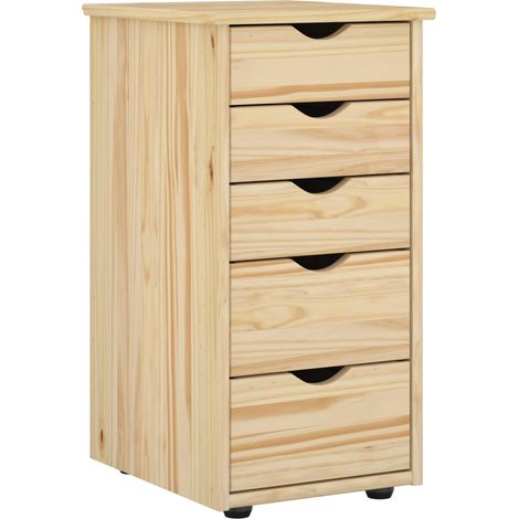 Armario Marrón 34 x 39 x 61,5 cm Madera de Pino Macizo vidaXL