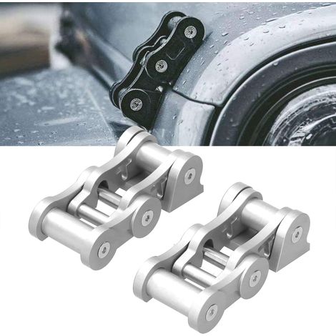 Kit de couvercle de verrouillage de capot pour Jeep Wrangler JK 2007-2017 en titane. (1/5)
