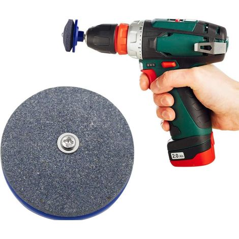 5 pièces tondeuse à gazon affûteuse de lame abrasif affûteur d'outils de jardin affûteur d'outils de jardin pour perceuses électriques MNS (1/4)