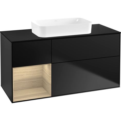 Villeroy & Boch F702PCPD Armoire sous-lavabo Finion F70 (1/2)