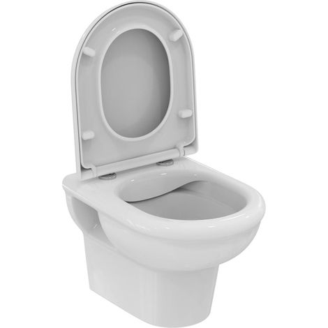 Ensemble WC Exacto avec cuvette WC à fond creux
