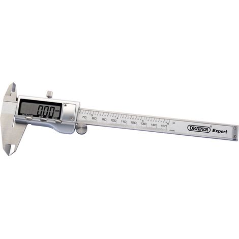 Draper Digital Caliper 80859 – Dual Reading Vernier Caliper with 0-150mm Measurement Range (1/5)
